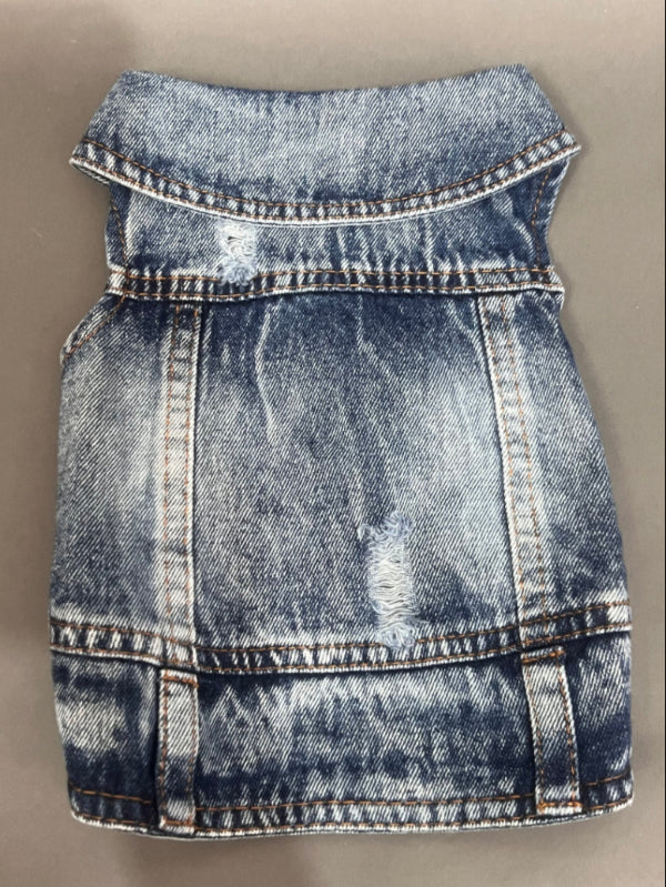 CHALECO CON BOTONES A PRESIÓN PARA PERRO O GATO. SIN MANGA, HECHO DE ALGODÓN, UNISEX, SE PUEDE USAR SOLO O CON CAMISA, JERSEY, POLO, PLAYERA. UNA PRENDA CON MUCHAS COMBINACIONES.