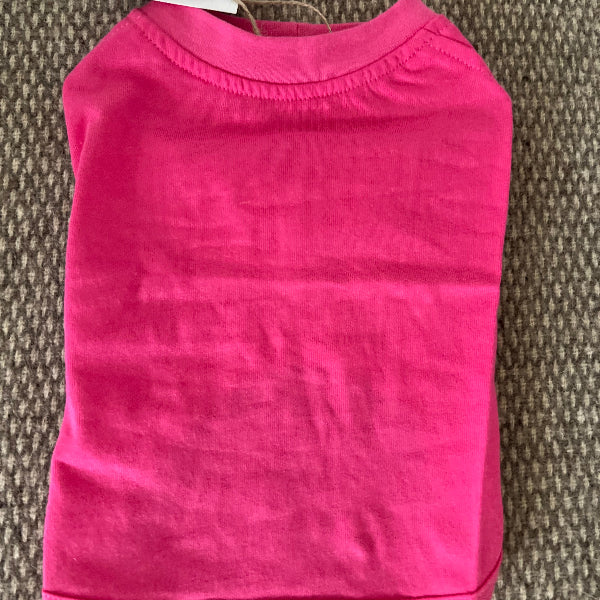 PLAYERA ALGODON MANGA CORTA CUELLO REDONDO FRESCA PARA RAZA PEQUEÑA