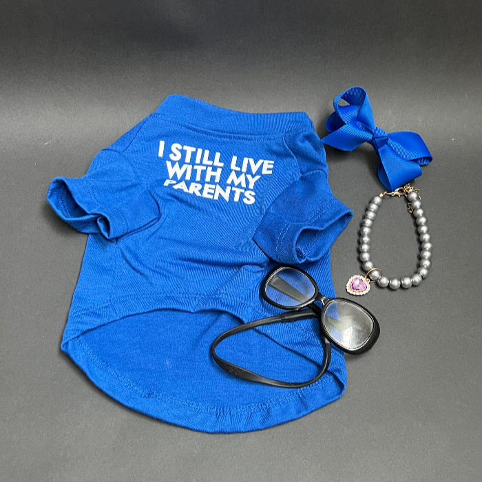 playera bàscia de poliester, fresca y liviana para perro o gato de raza pequeña
