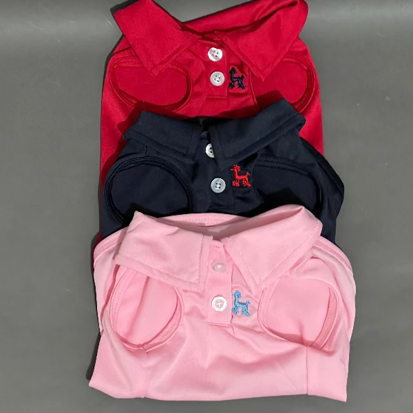 polo, sin manga, fresca, liviana