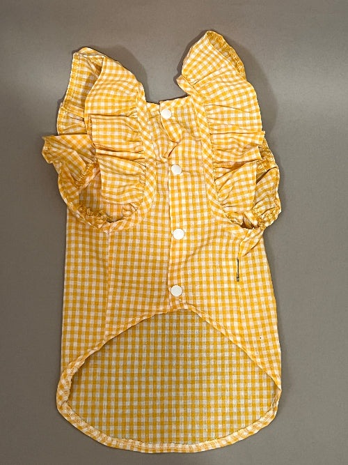 VESTIDO DE ALGODON PARA PERRO O GATO, LIGERO, FACIL DE USAR COMODO