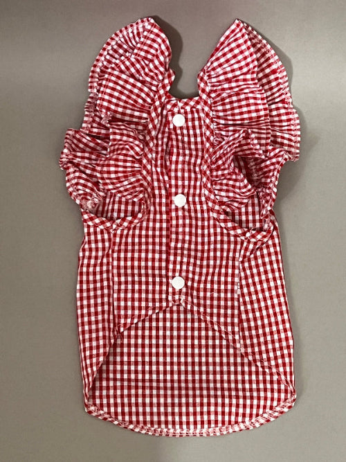 VESTIDO DE ALGODON PARA PERRO O GATO, LIGERO, FACIL DE USAR COMODO