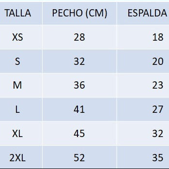 Chaleco mezclilla para raza pequeña a mediana