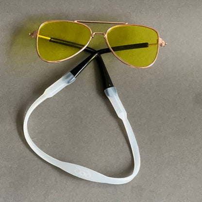 lentes para razas pequeñas. perro o gato color amarillo