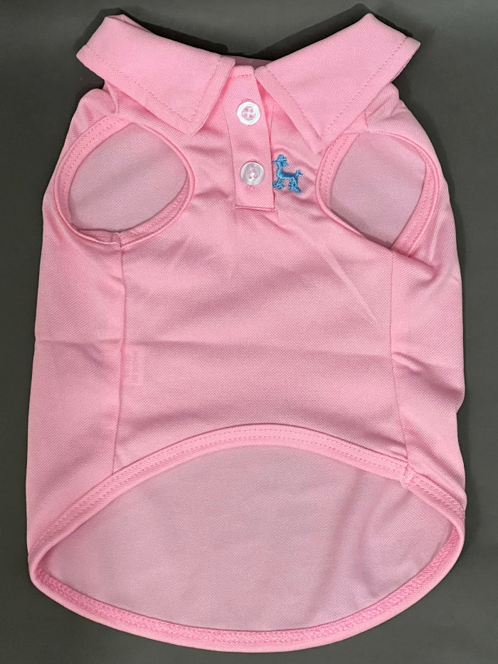 polo, sin manga, fresca, liviana, color rosa