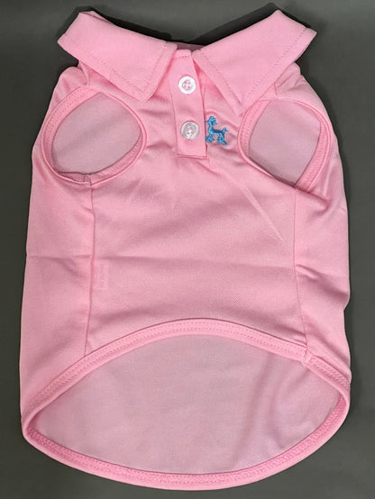 polo, sin manga, fresca, liviana, color rosa