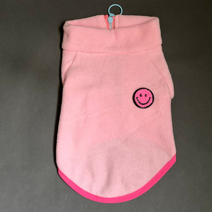SUDADERA CON MEDIO CIERRE TELA POLAR, DELICIOSAS Y CALIENTITAS PARAR AZAS PEQUEÑAS Y GRANDES. COOLOR ROSA