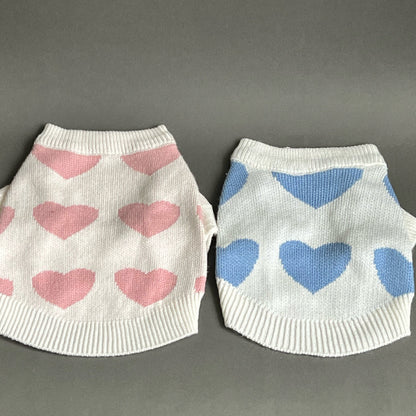 SUETER TEJIDO DE CORAZONES DEELI MUY SUAVE Y ELEGANTE. NO TIENE BOTNES NI CIERRE.