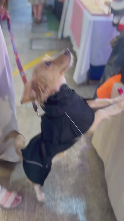 Impermeable reflectante diseño capa